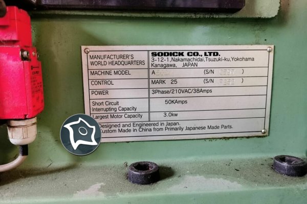 Електроерозійний дротяно-вирізний верстат з ЧПУ Sodick A 500 W