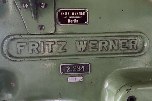 Фрезерный механический станок Fritz Werner 2.231