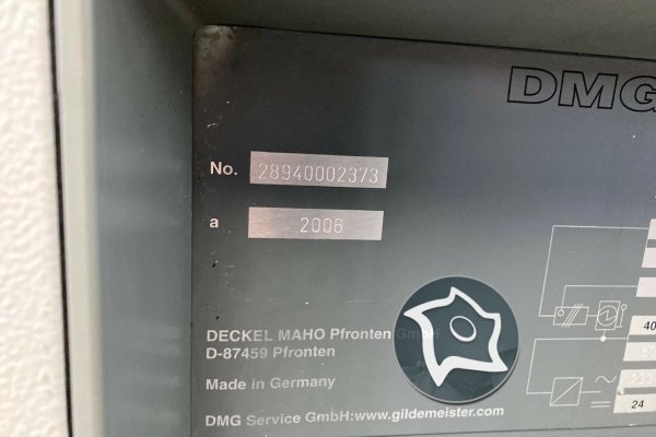 Горизонтально-фрезерний верстат з ЧПУ Deckel Maho DMC 50 H