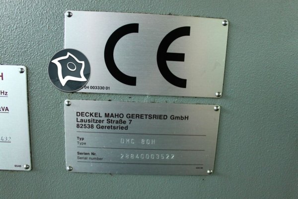 Горизонтально-фрезерный станок с ЧПУ DECKEL MAHO DMC 80 H