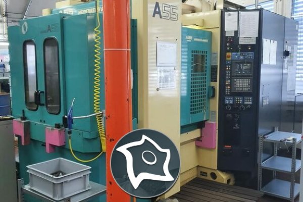 Горизонтально-фрезерний верстат з ЧПУ Makino A 55