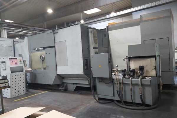 Горизонтальный обрабатывающий центр с ЧПУ  Horizontal DECKEL DMC 80 H duoBLOCK