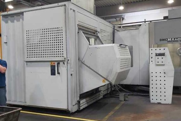 Горизонтальный обрабатывающий центр с ЧПУ  Horizontal DECKEL DMC 80 H duoBLOCK