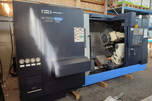 Горизонтальний токарно-фрезерний центр з ЧПУ HWACHEON HI-TECH 450 BL YMC