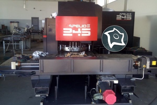 Комбинированный пробивной пресс с лазером Amada Apelio II 245