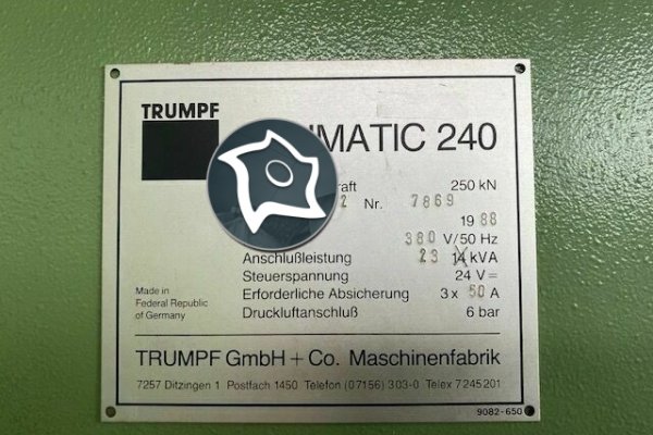 Координатно-пробивний прес із ЧПК TRUMPF TC 240 R