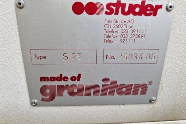 Круглошлифовальный станок с ЧПУ STUDER S 25