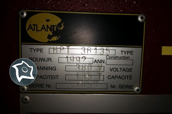 Листогибочный гидравлический пресс с ЧПУ Atlantic HPT 36135