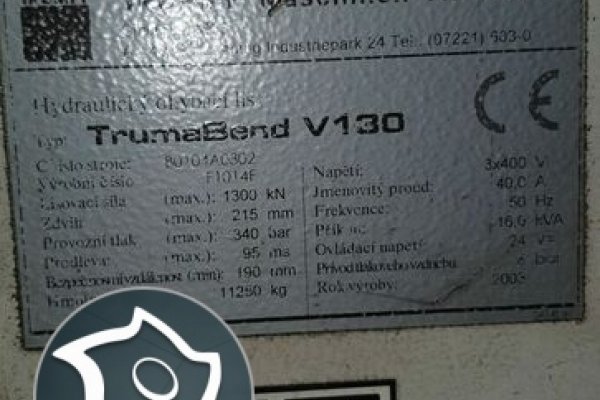 Листогибочный гидравлический пресс с ЧПУ Trumpf TrumaBend V 130