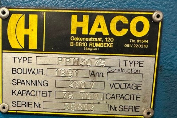 Листозгинальний прес Haco