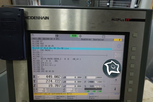 Обробний центр з ЧПУ DECKEL MAHO DMU 80 T