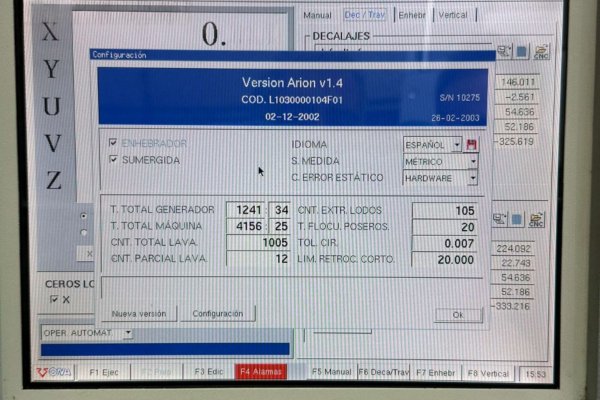 Прошивний електроерозійний верстат ONA KE350