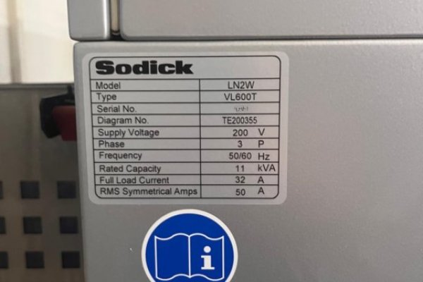 Проволочно-вырезной электроэрозионный станок с ЧПУ SODICK VL600Q