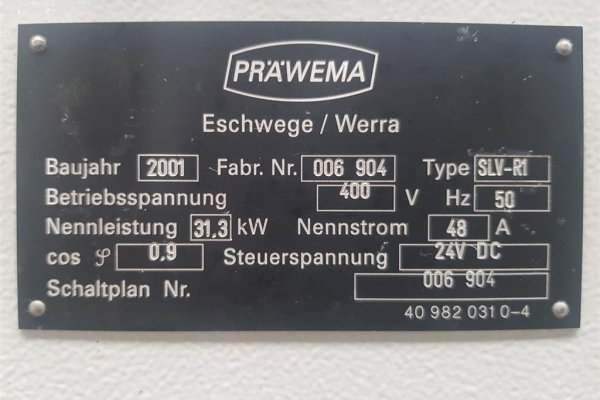 Станок для снятия заусенцев с зубчатых колес PRÄWEMA SLV-R1