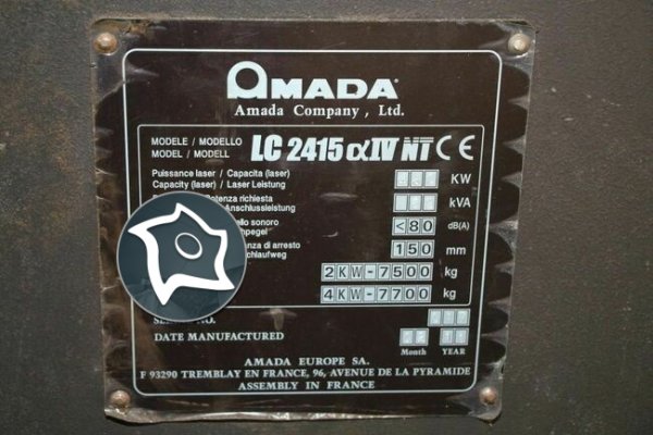 Станок лазерной резки Amada LC 2415 Alpha IV NT - 4 кВт
