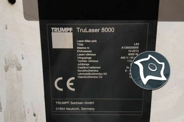 Станок лазерной резки с ЧПУ TRUMPF TruLaser 8000