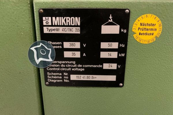Станок универсальный фрезерный с ЧПУ MIKRON WF 41 C