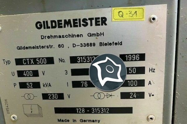 Токарно-фрезерний центр з ЧПУ Gildemeister CTX 500