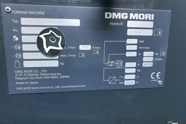 Токарно-фрезерный обрабатывающий центр c ЧПУ DMG MORI NZX 1500/800 SY