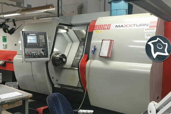 Токарно-фрезерний обробний центр з ЧПУ Emco Maxxturn 95