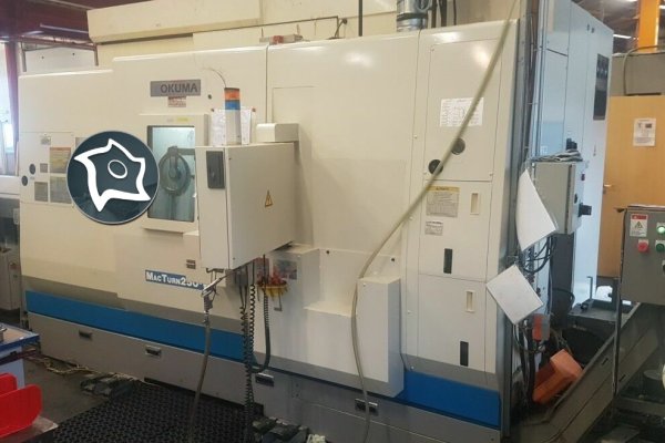 Токарно-фрезерний обробний центр з ЧПУ OKUMA Mac Turn 250 W