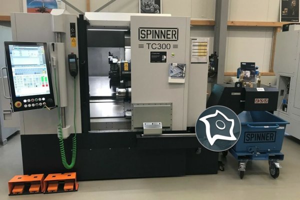 Токарно-фрезерный обрабатывающий центр c ЧПУ Spinner TC 300-52 SMCY
