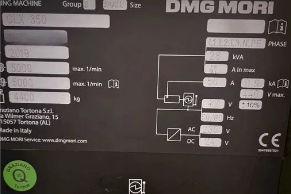 Токарно-фрезерный обрабатывающий центр с ЧПУ DMG MORI CLX 350 V6