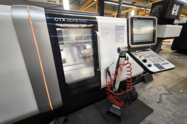 Токарно-фрезерный обробатывающий центр с ЧПУ  DMG MORI  CTX Alpha 500 V6