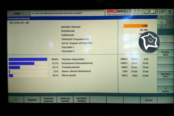 Токарно-фрезерний верстат з ЧПУ Emco Hyperturn 65-1000