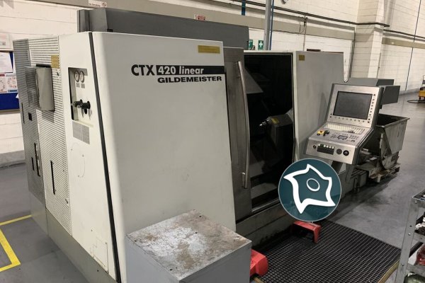 Токарно-фрезерный станок c ЧПУ Gildemeister CTX 420 linear V6
