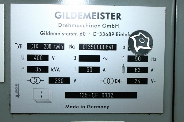 Токарно-фрезерный станок с ЧПУ GILDEMEISTER CTX 200 Twin