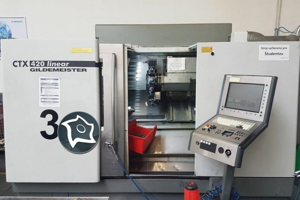Токарно-фрезерный станок с ЧПУ Gildemeister CTX 420 linear