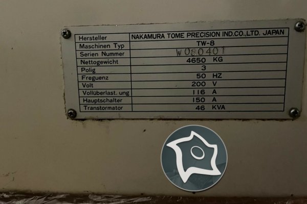 Токарно-фрезерний верстат з ЧПУ Nakamura Tome TW-8
