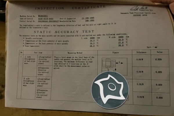 Токарно-фрезерний верстат з ЧПУ Nakamura Tome TW-8