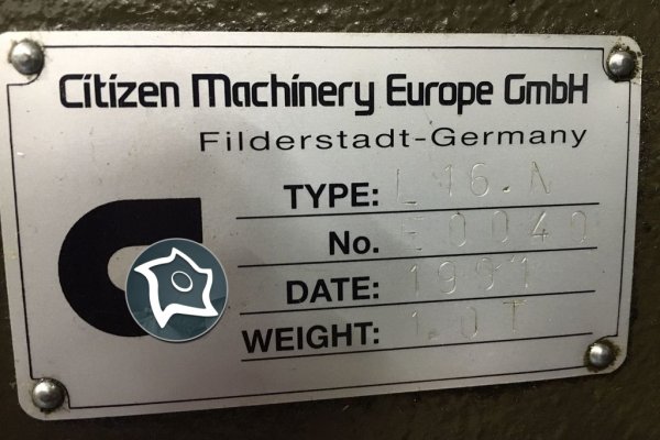 Токарный автомат продольного точения с ЧПУ Citizen Cincom L-16