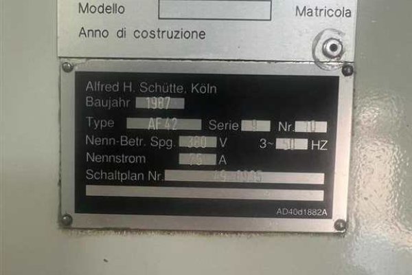 Токарный автомат SCHÜTTE AF42