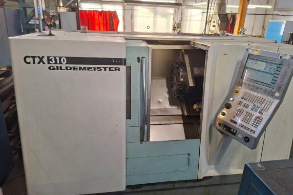 Токарный центр с ЧПУ DMG CTX 310 с приводными инструментами и задней бабкой