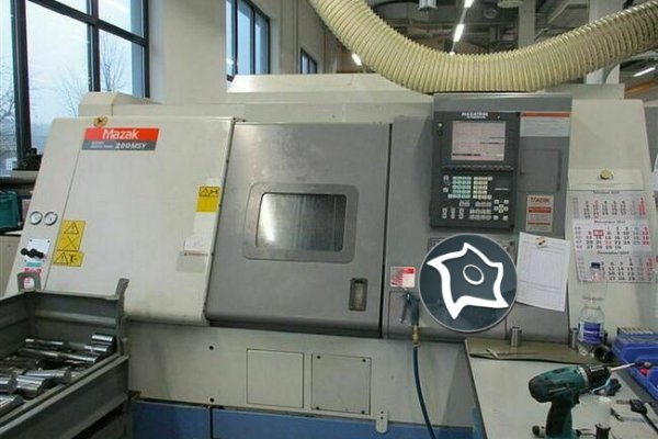 Токарный обрабатывающий центр с осью Y с ЧПУ Mazak SQT-200 MSY