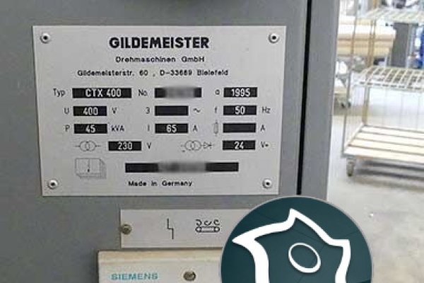 Токарний верстат з ЧПУ Gildemeister CTX 400