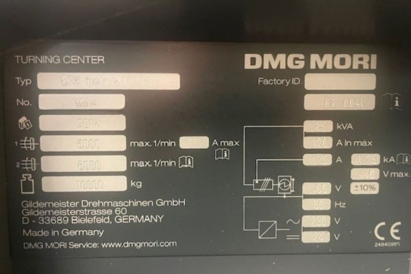 Токарный станок по металлу DMG CTX beta 800 TC