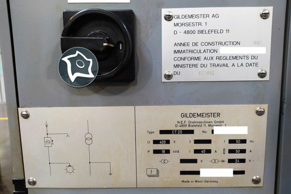 Токарный станок с ЧПУ DMG GILDEMEITER CT 20