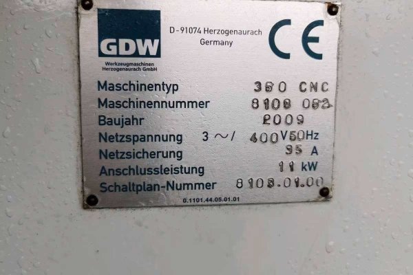 Токарный станок с ЧПУ GDW 350