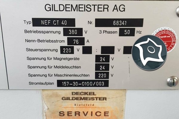 Токарный станок с ЧПУ Gildemeister CT 40