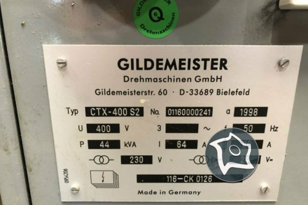Токарний верстат з ЧПУ Gildemeister CTX 400 S2