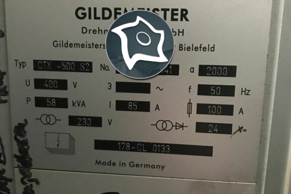 Токарный станок с ЧПУ Gildemeister CTX 500 S2
