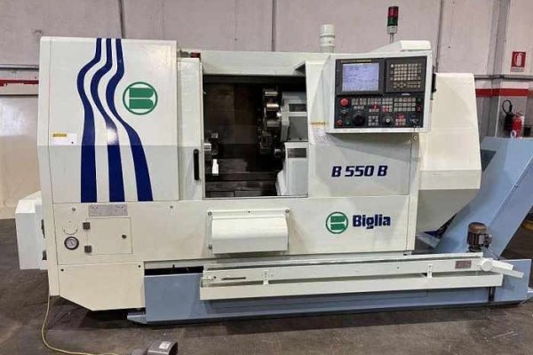 Токарный станок с ЧПУ с приводными инструментами Biglia B 550