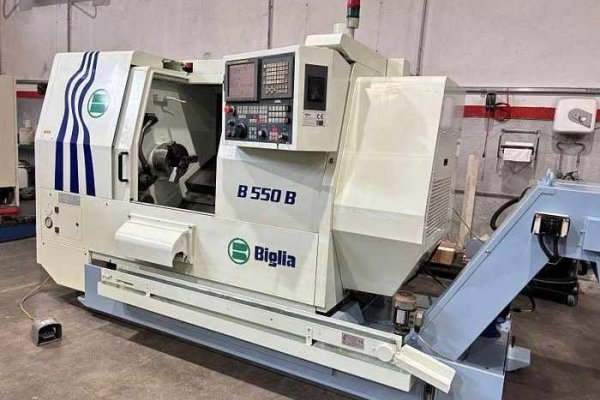 Токарный станок с ЧПУ с приводными инструментами Biglia B 550