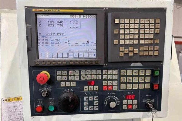 Токарный станок с ЧПУ с приводными инструментами Biglia B 550