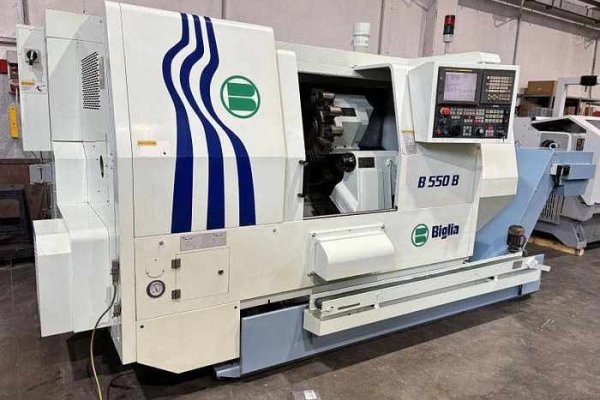 Токарный станок с ЧПУ с приводными инструментами Biglia B 550
