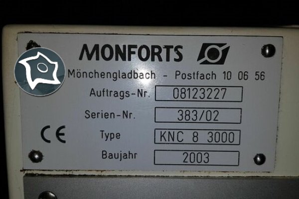 Токарний верстат із циклічним керуванням Monforts KNC 8 / 3000
